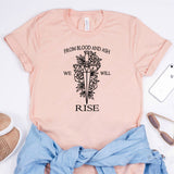 From Blood and Ash We Will Rise T-shirt FBAA Red