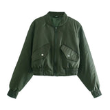 Women Cotton Coat Fashion Bomber Jacket