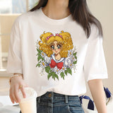 Candy Candy Anime t-shirts women manga Y2K Japanese t shirt