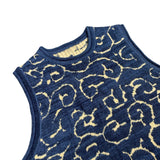 Kapital T Shirt Pingtian Hehong Vintage Sweater Outer Knitted Vest Tang Pattern Sleeveless