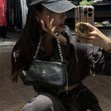 Chh Chrome Heart Leather Bag Shoulder Underarm Bag