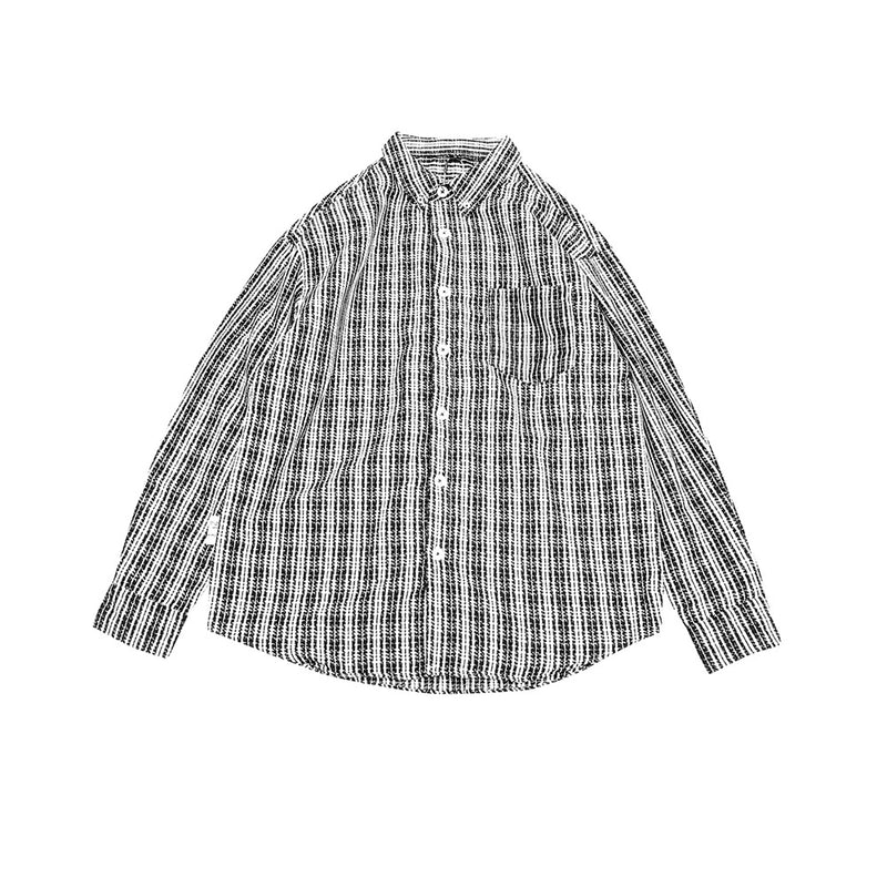 Unisex Shirt Retro Loose Plaid Cityboy