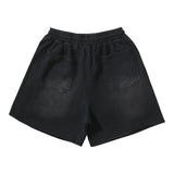 Hellstar Shorts Wash Black Old Casual Shorts Hot Pants