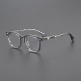 CHH Chrome Hearts Glasses Pure Titanium Temple Punk Wind Myopia Glasses Frame