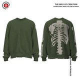 Kapital Sweater Pingtian Hehong Ripped Long Sleeves Loose Pullover Sweater Sweater