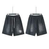 Hellstar Shorts Summer Casual Sports Wash Shorts