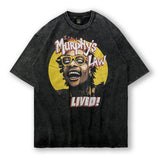 Men T-Shirt Vintage Rapper Printed Vintage