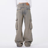 Men Jeans Cargo Jeans Old