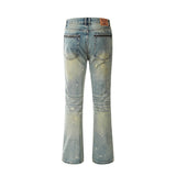 Men Jeans Loose Hole Personality Design