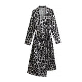 Women Dresses Leopard Print Dress