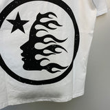 Hellstar T Shirt Vintage Old Loose Casual Short Sleeve T-Shirt