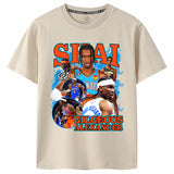 Basketball Star OKC Thunder NO.2 SGA Alexander Print Cotton