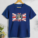 Inspired by Queen's Platinum Jubilee 2022 Elizabeth 70 Years T-shirt Printed Character Top T-shirt with Short Sleeves plus Size