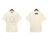 Who Decided War T Shirts Who Decided War Washing Water Old High Street Loose Short Sleeves Half Sleeves