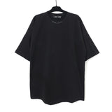 Palm Angle T Shirts Black Foam Logo Half Sleeve