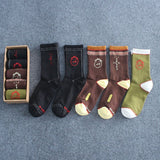 Men socks spring and summer long tube