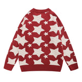 Women Sweater Knitted Sweater Retro Easy Matching