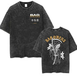Bad Omens Band Music Tour 2024 Washed T Shirt Retro 90s