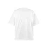 American vintage street T-shirt retro washed men's loose half-sleeves