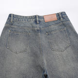 Men Jeans Ripped Distressed Casual Loose