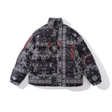 Men Coat Thickened Paisley Cotton Coat Warm