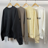 Fog Essentials Sweatshirt Unisex Crew Neck Loose Fleece Sweater