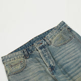 Men Jeans Loose Hole Personality Design