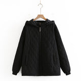 Women Cotton Coat plus Size Thin Hood Jacket Cotton