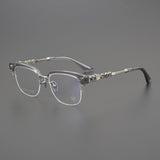 CHH Chrome Hearts Glasses Pure Titanium Eyebrow Frame Vintage Glasses Frame