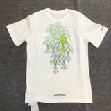 CHH Chrome Heart T Shirts CH Horseshoe Croix Cross Sanskrit Casual Short Sleeve T-Shirt