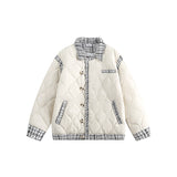 Unisex Coat Plaid Winter Coat