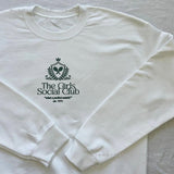 The Girls Social Club Y2K Crewneck Sweatshirts White Long Sweatshirts