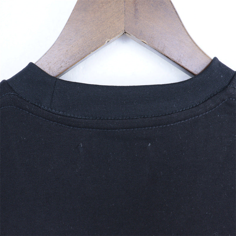 Denim Tears T Shirts Kapok Vintage Portrait Short Sleeve T-shirt