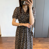 Women Dresses Floral Dress Slimming Temperament