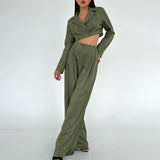 Women Co-Ords Short Suit Coat High Waist Casual