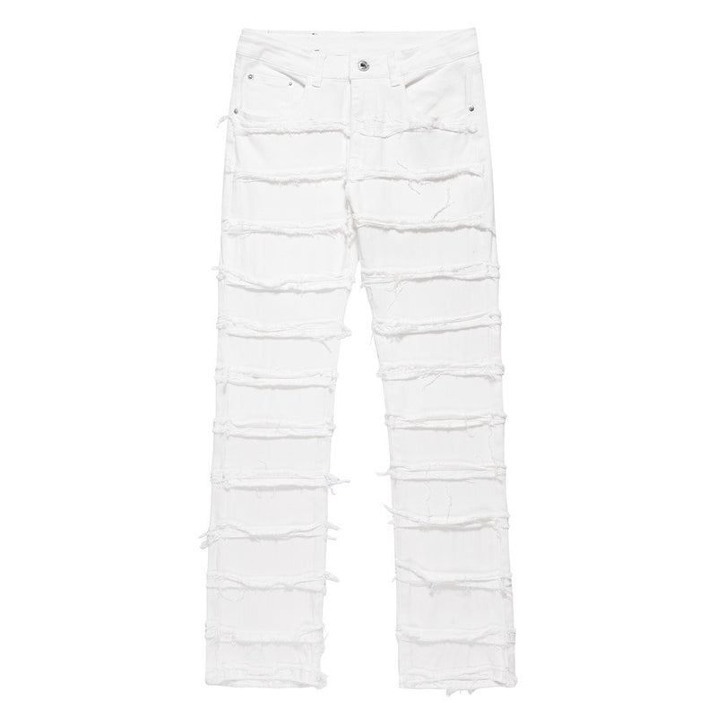 Men Jeans Heavy Loose Personality Design