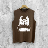 Purple Brand Tank T Shirts Sleeveless T-shirt Vest