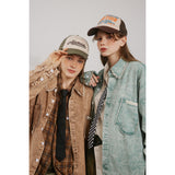 Unisex Shirt Heavy Distressed Coat Loose