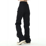 Men Jeans Stitching Casual All-Match Loose Buttons
