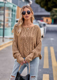 Women Pullover Sweater Loose Pullover