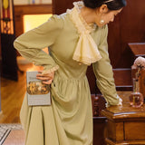 Betty Draper Valentine's Day Dress Retro Elegant Tea Green Dress