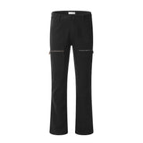 Men Jeans Zipper Pocket Loose Casual