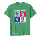 Inspired by Queen's Platinum Jubilee 2022 Elizabeth 70 Years T-shirt Short Sleeve T-shirt