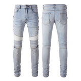 Amiri Jeans Vintage Slim-Fit Zipper Decoration #6630
