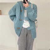 Women Knitted Cardigan plus Size Thick Loose Sweater