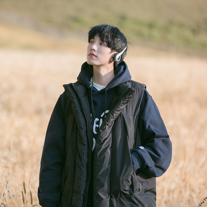 Men Cotton Coat Cityboy Winter Thicken Thermal Loose