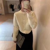 Women Knitted Cardigan Temperament Knitted Lace