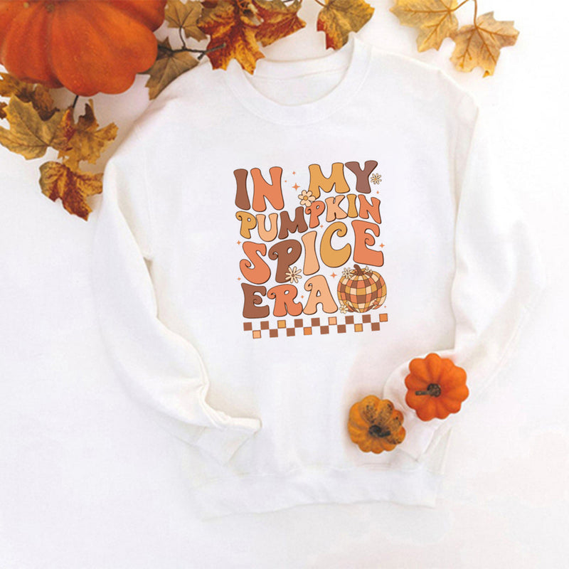 In My Pumpkin Spice Era Printed Sweatshirt Fall Shirt