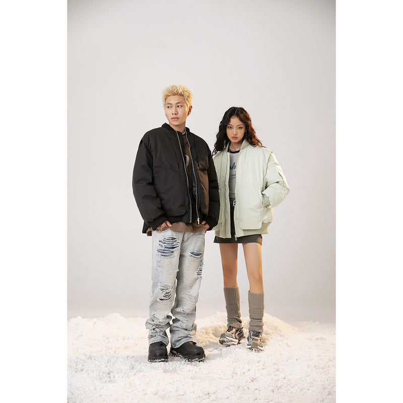 Unisex Coat Baseball Uniform Men's and Women's Cotton-Padded Jacket