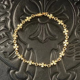 Chrome Heart Bracelet Cross Ornament